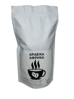 Кава Арабіка Ефіопія в зернах 1000 г