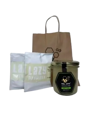 Липовий мед Mel Apis з дріп кавою в пірамідках Roast One (l400&dcx2)